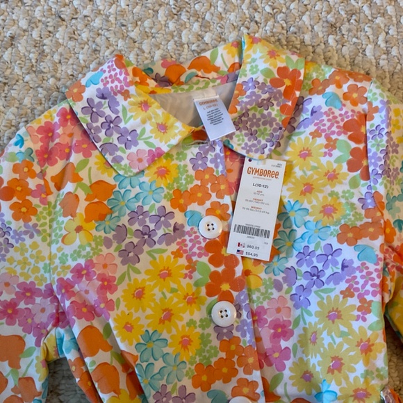 🌸Adorable🌸 GIRLS GYMBOREE flowery coat - Picture 2 of 3